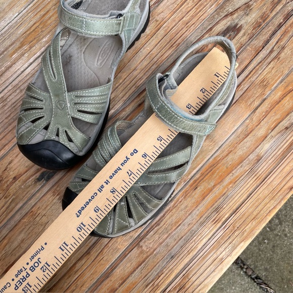 Keen Rose Sandal Waterproof Green Womens Size 9.5 - Picture 14 of 16